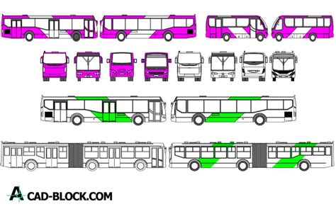 autocad bus block|Free CAD Blocks .
